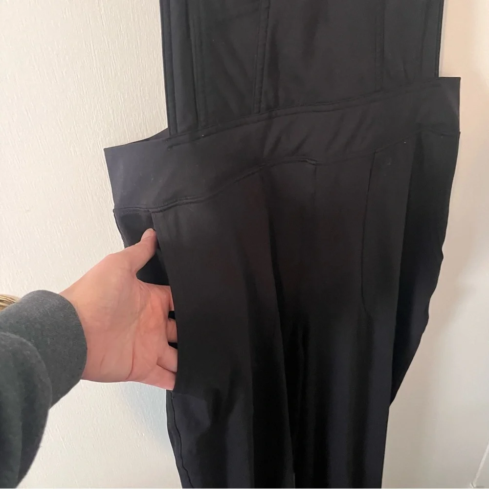 SWAAY Overall Jumpsuit in Black Eco-Friendly Adjustable Heart Zipper Pockets XL - Picture 5 of 12